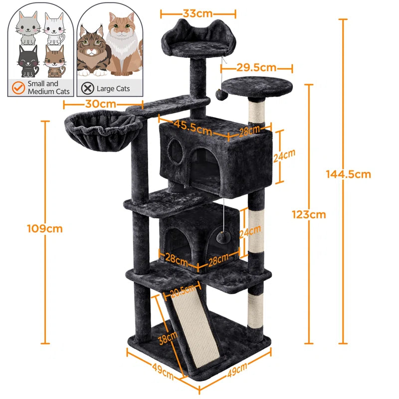 146Cm H Cat Tree